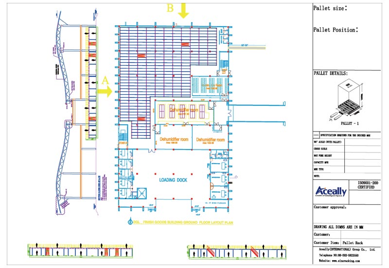 layout of a warehouse