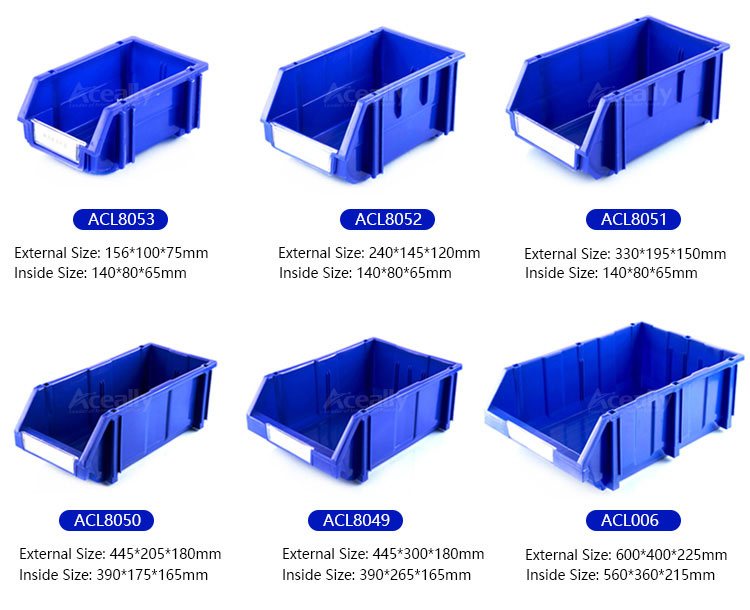 Plastic box bin