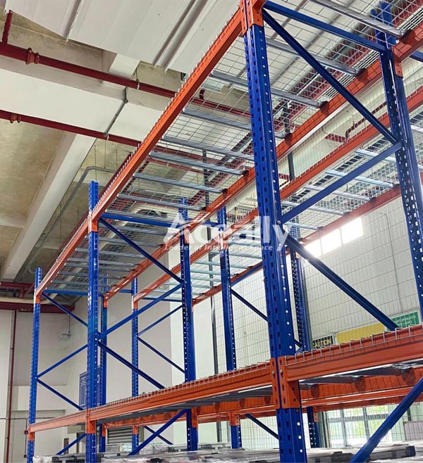 wrie mesh decking for pallet rack