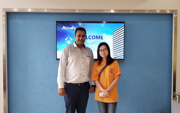 Client Visit Aceally office in Xiamen