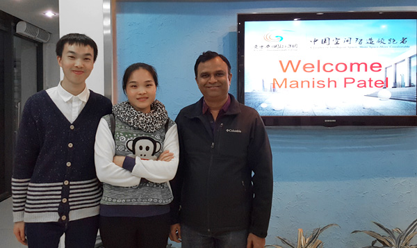 American Client Paid A Visit to Aceally Office