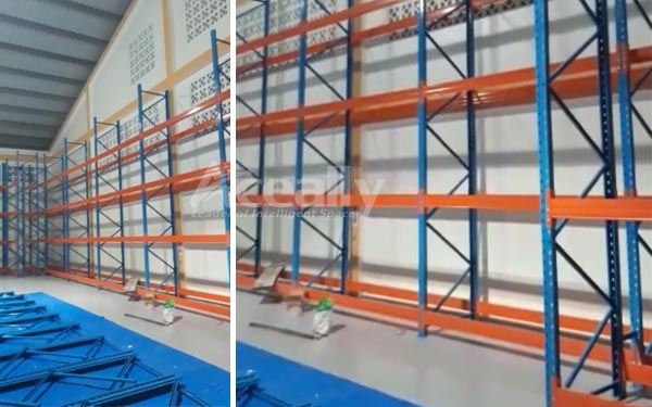 Selective pallet rack project from guyana