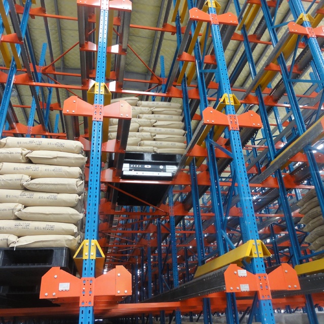 Metal Radio Shuttle Pallet Racking System With Storage Warehouse