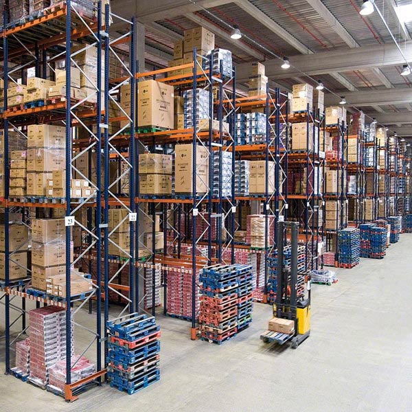 Warehouse Steel Heavy Duty Loading Selective Pallet Racking
