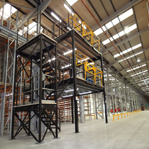 Warehouse Storage Mezzanine Racking System