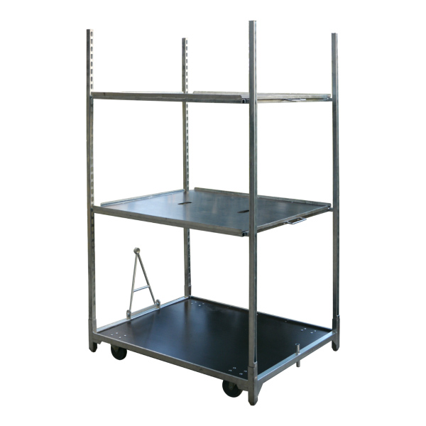 Hot Galvanized Garden Tools Flower Trolley cart