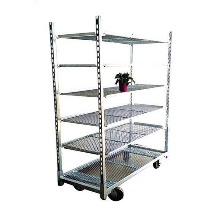 Flower Nursery Cart Steel Trolley