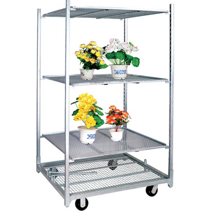 Flower Nursery Cart Steel Trolley