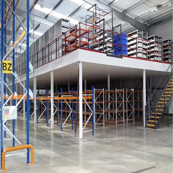 Warehouse Storage Mezzanine Racking System