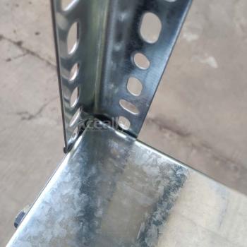 Powder Coated Metal Slotted Angle Upright