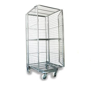 Wire Storage Rolling Cage Cart