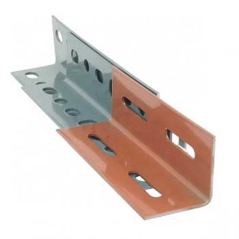 Steel slotted angle bar for shelving