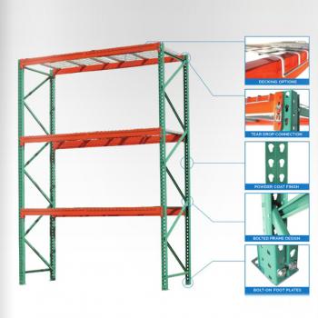 Industrial Teardrop Heavy Duty Storage Pallet Racking System