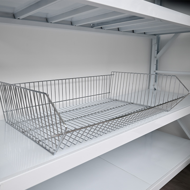 Chrome Wire Basket Units Wire Storage Baskets  for Kitchen Cabinets
